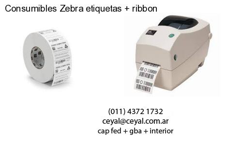 Consumibles Zebra etiquetas   ribbon