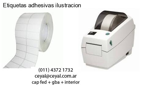 Etiquetas adhesivas ilustracion