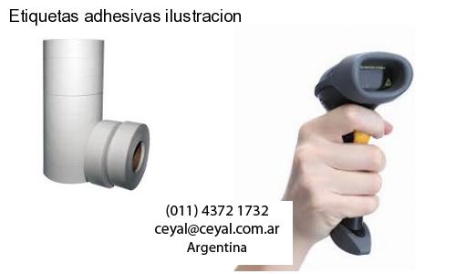 Etiquetas adhesivas ilustracion