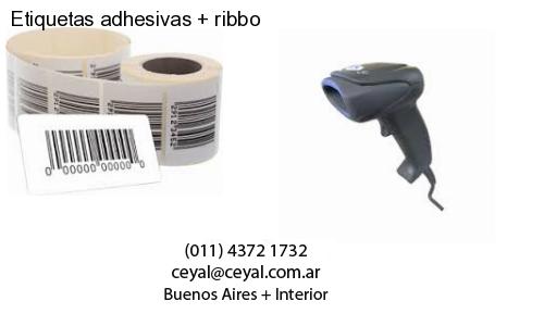 Etiquetas adhesivas   ribbo