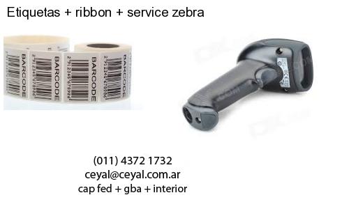 Etiquetas   ribbon   service zebra