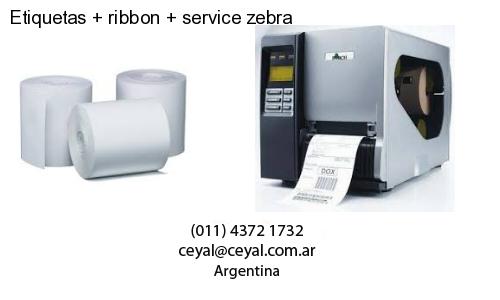 Etiquetas   ribbon   service zebra