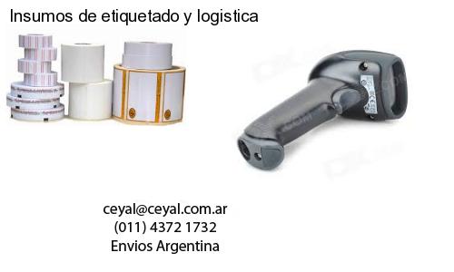 Insumos de etiquetado y logistica