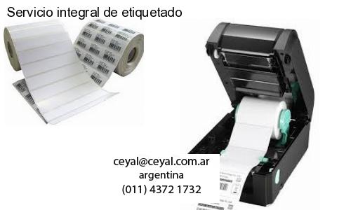 Servicio integral de etiquetado
