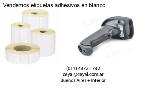 Vendemos etiquetas adhesivos en blanco