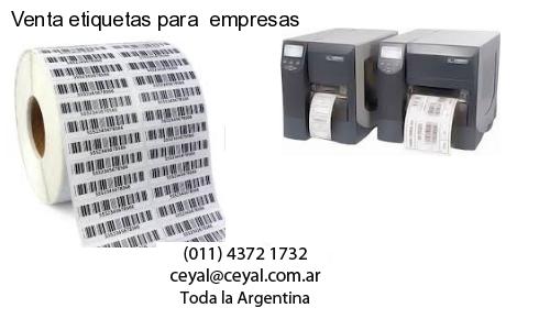 Venta etiquetas para  empresas