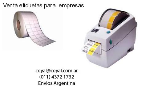 Venta etiquetas para  empresas