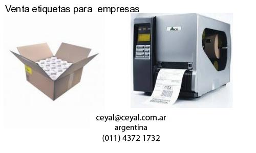 Venta etiquetas para  empresas