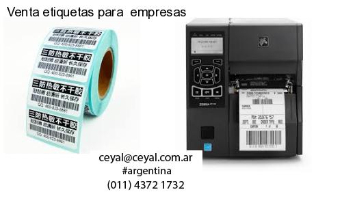 Venta etiquetas para  empresas