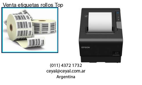 Venta etiquetas rollos Top