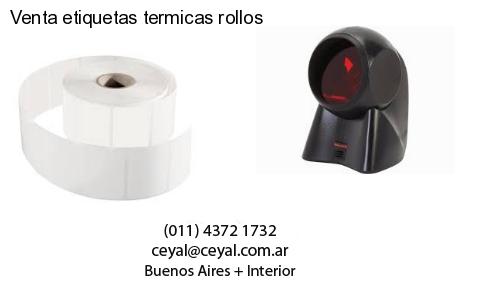 Venta etiquetas termicas rollos