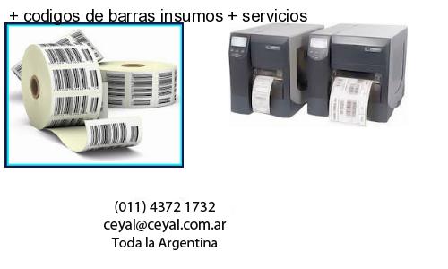   codigos de barras insumos   servicios