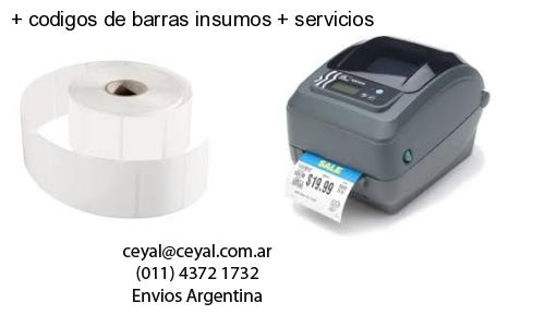   codigos de barras insumos   servicios