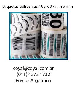 etiquetas adhesivas 188 x 37 mm x mm