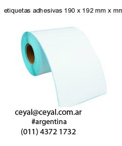 etiquetas adhesivas 190 x 192 mm x mm