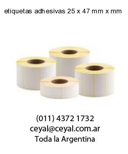 etiquetas adhesivas 25 x 47 mm x mm
