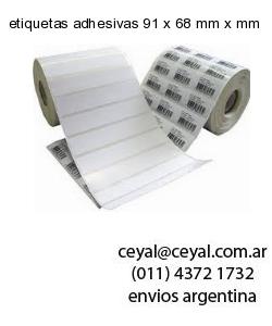 etiquetas adhesivas 91 x 68 mm x mm