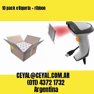 10 pack etiqueta   ribbon