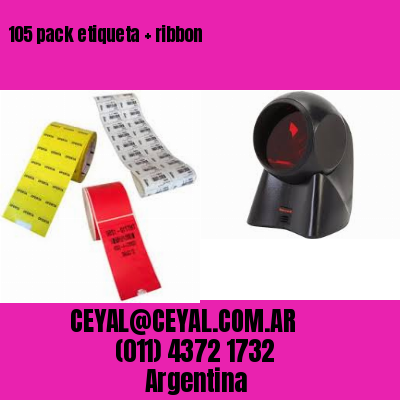 105 pack etiqueta   ribbon