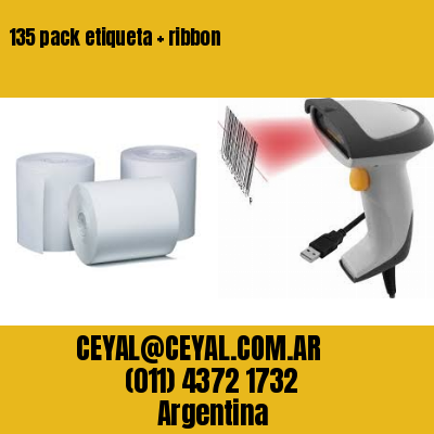 135 pack etiqueta   ribbon