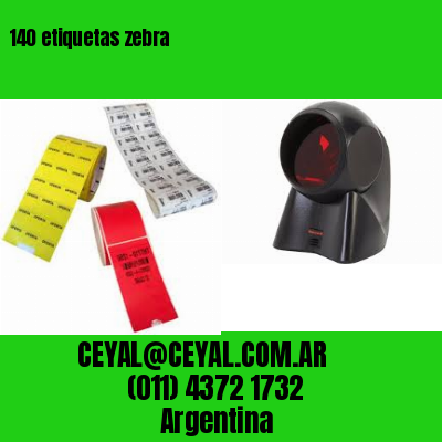140 etiquetas zebra
