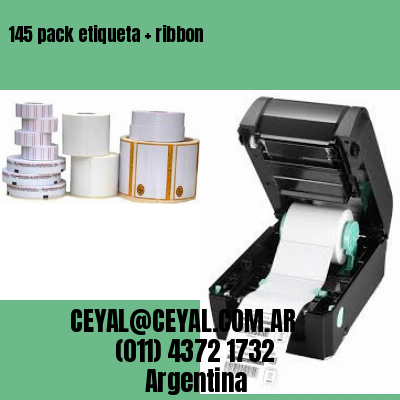 145 pack etiqueta   ribbon