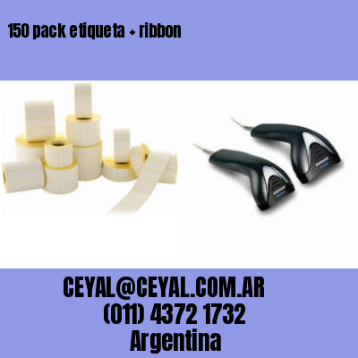 150 pack etiqueta   ribbon