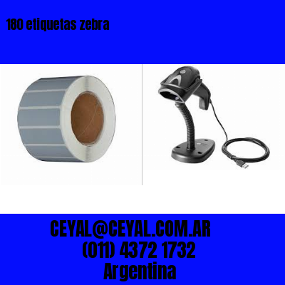 180 etiquetas zebra