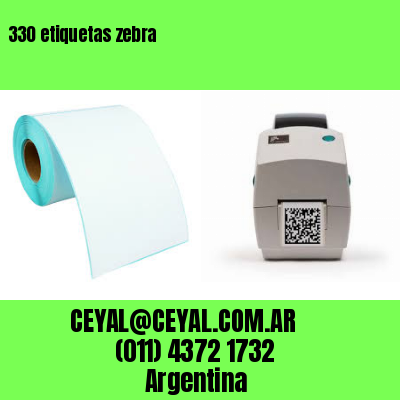 330 etiquetas zebra