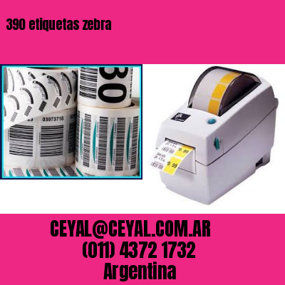 390 etiquetas zebra