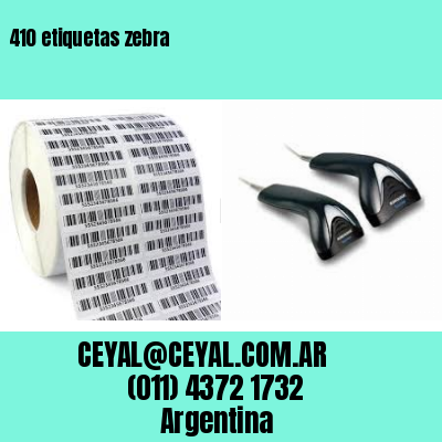 410 etiquetas zebra