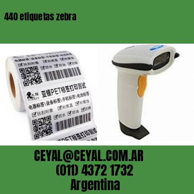 440 etiquetas zebra