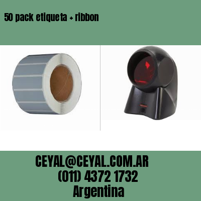 50 pack etiqueta   ribbon