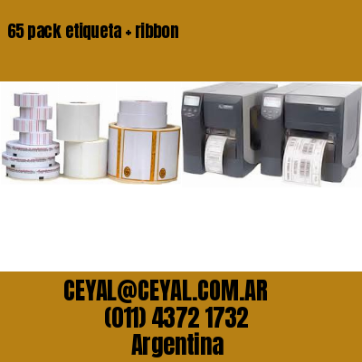 65 pack etiqueta   ribbon