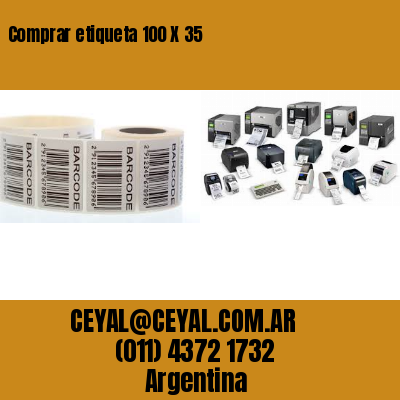 Comprar etiqueta 100 X 35