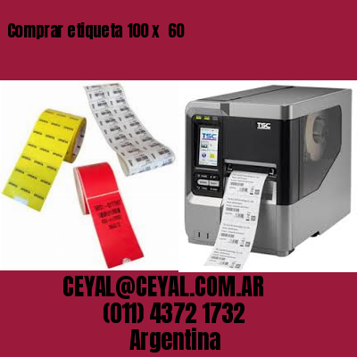 Comprar etiqueta 100 x  60