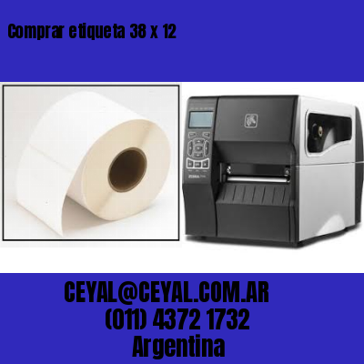 Comprar etiqueta 38 x 12