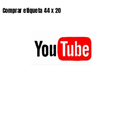 Comprar etiqueta 44 x 20