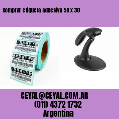 Comprar etiqueta adhesiva 50 x 30
