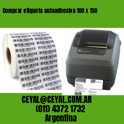 Comprar etiqueta autoadhesiva 100 x 150