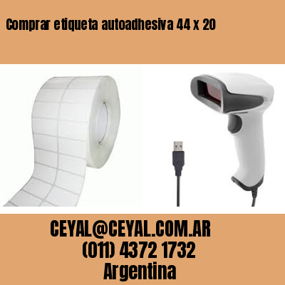 Comprar etiqueta autoadhesiva 44 x 20