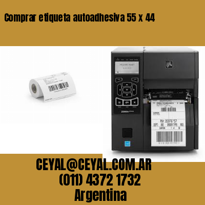 Comprar etiqueta autoadhesiva 55 x 44
