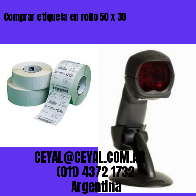 Comprar etiqueta en rollo 50 x 30