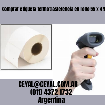 Comprar etiqueta termotrasferencia en rollo 55 x 44
