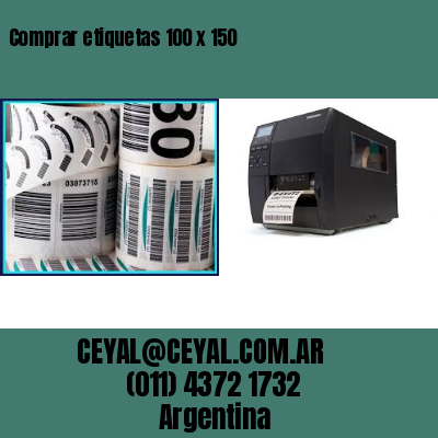 Comprar etiquetas 100 x 150