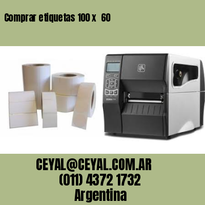 Comprar etiquetas 100 x  60