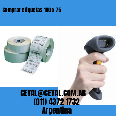 Comprar etiquetas 100 x 75