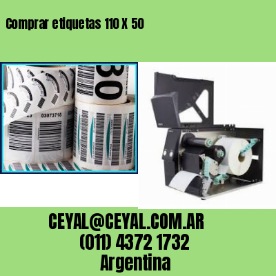 Comprar etiquetas 110 X 50
