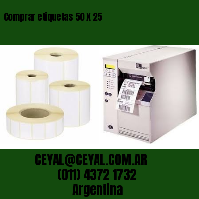 Comprar etiquetas 50 X 25