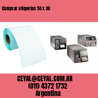 Comprar etiquetas 50 x 30